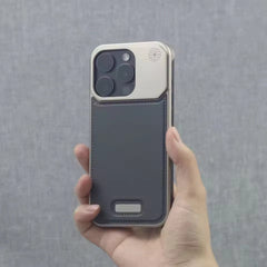 Aluminum With Leather Magsafe Perfume Case Easy Fixing - Elite Phones