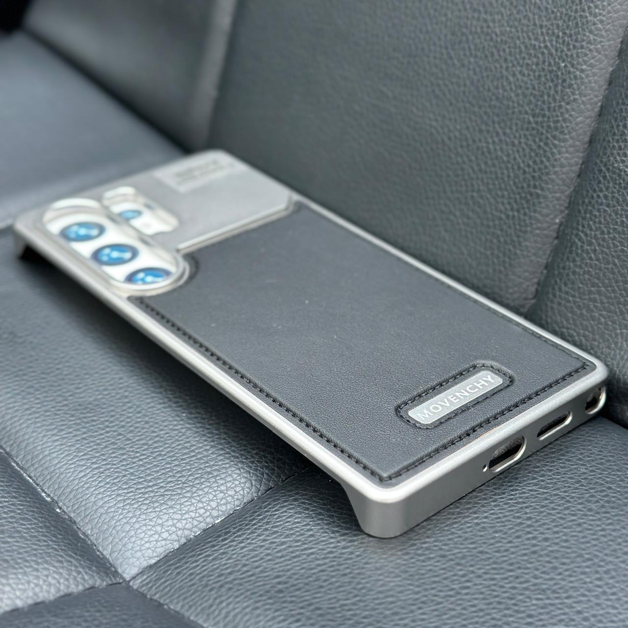 Aluminum With Leather Magsafe Perfume Case Easy Fixing For Samsung - Elite Phones