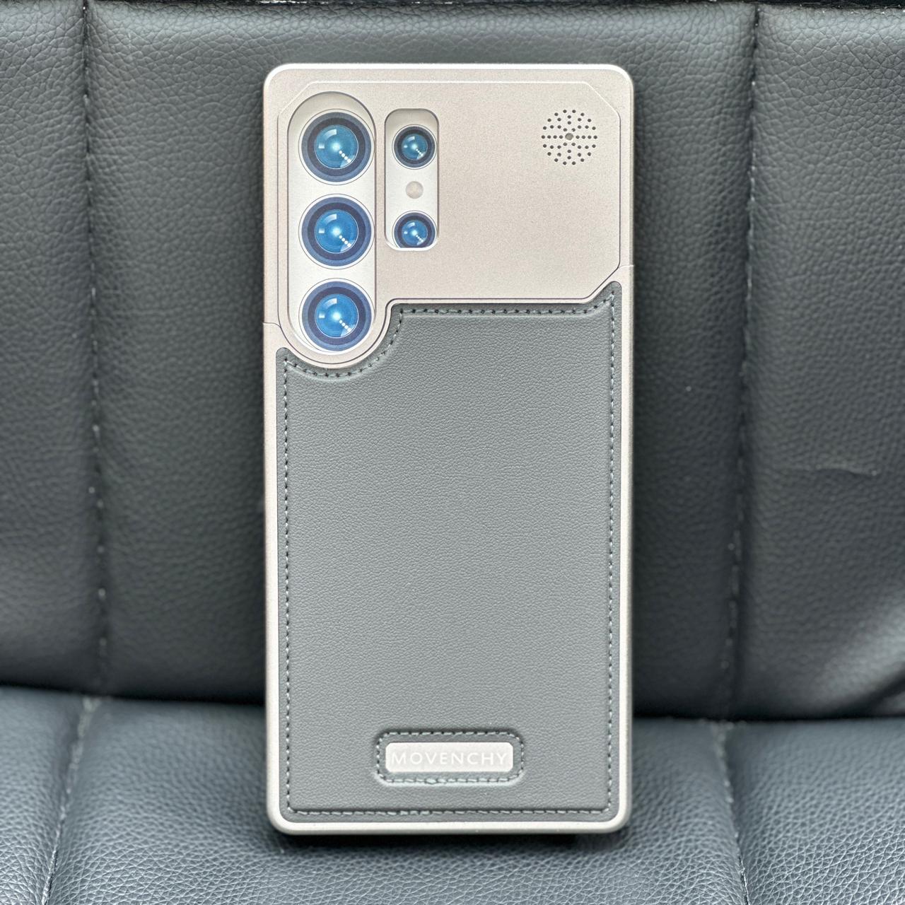 Aluminum With Leather Magsafe Perfume Case Easy Fixing For Samsung - Elite Phones