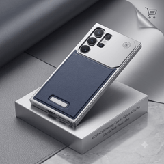 Aluminum With Leather Magsafe Perfume Case Easy Fixing For Samsung - Elite Phones