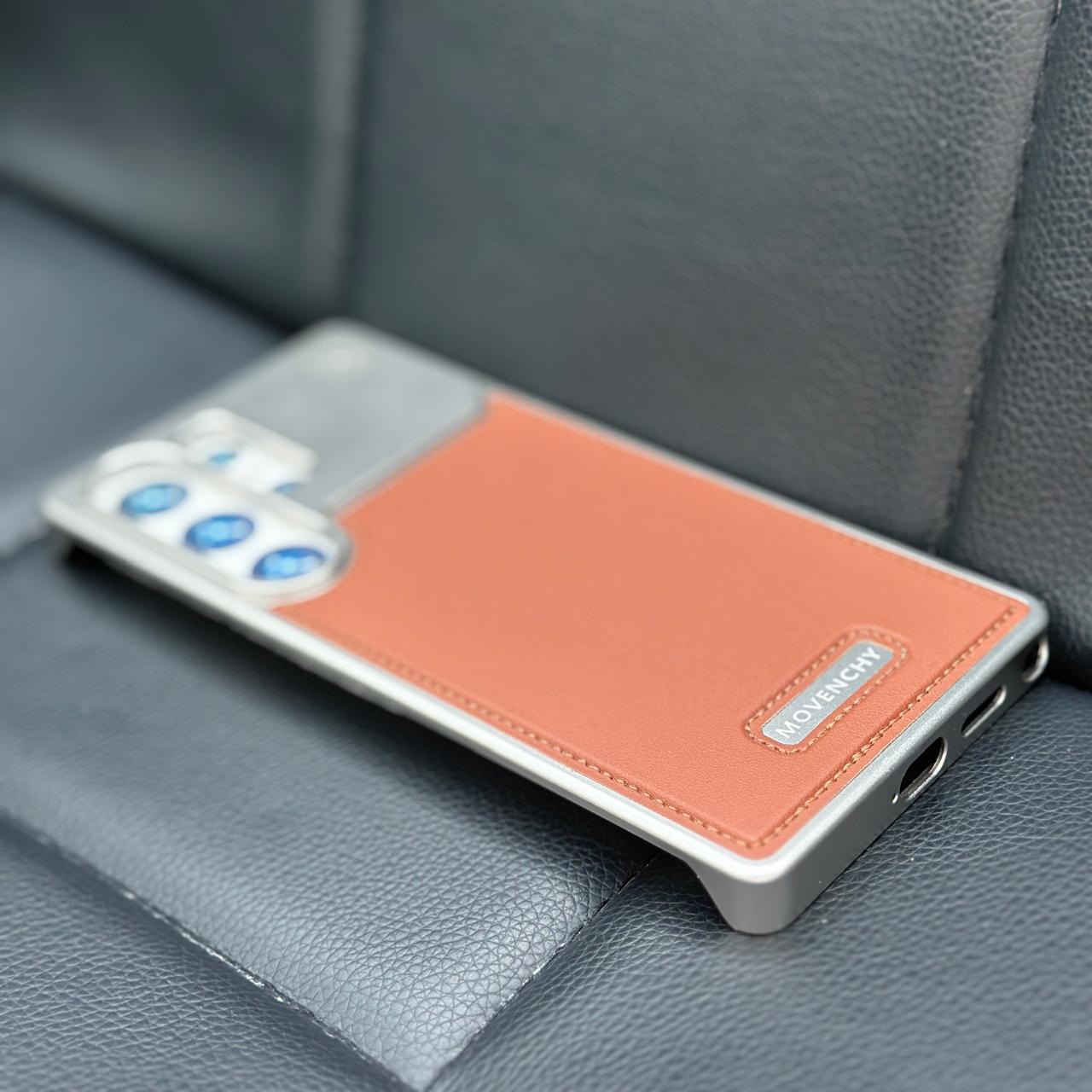 Aluminum With Leather Magsafe Perfume Case Easy Fixing For Samsung - Elite Phones