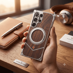Aluminum With Wood Easy Fixing - Elite Phones