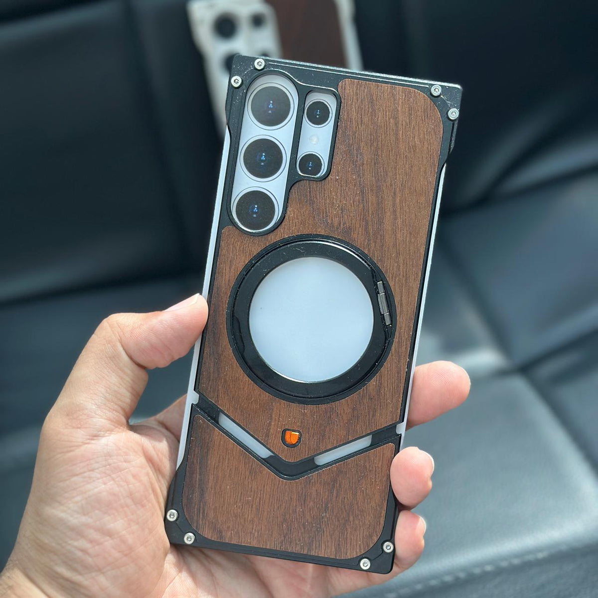Aluminum With Wood Easy Fixing - Elite Phones