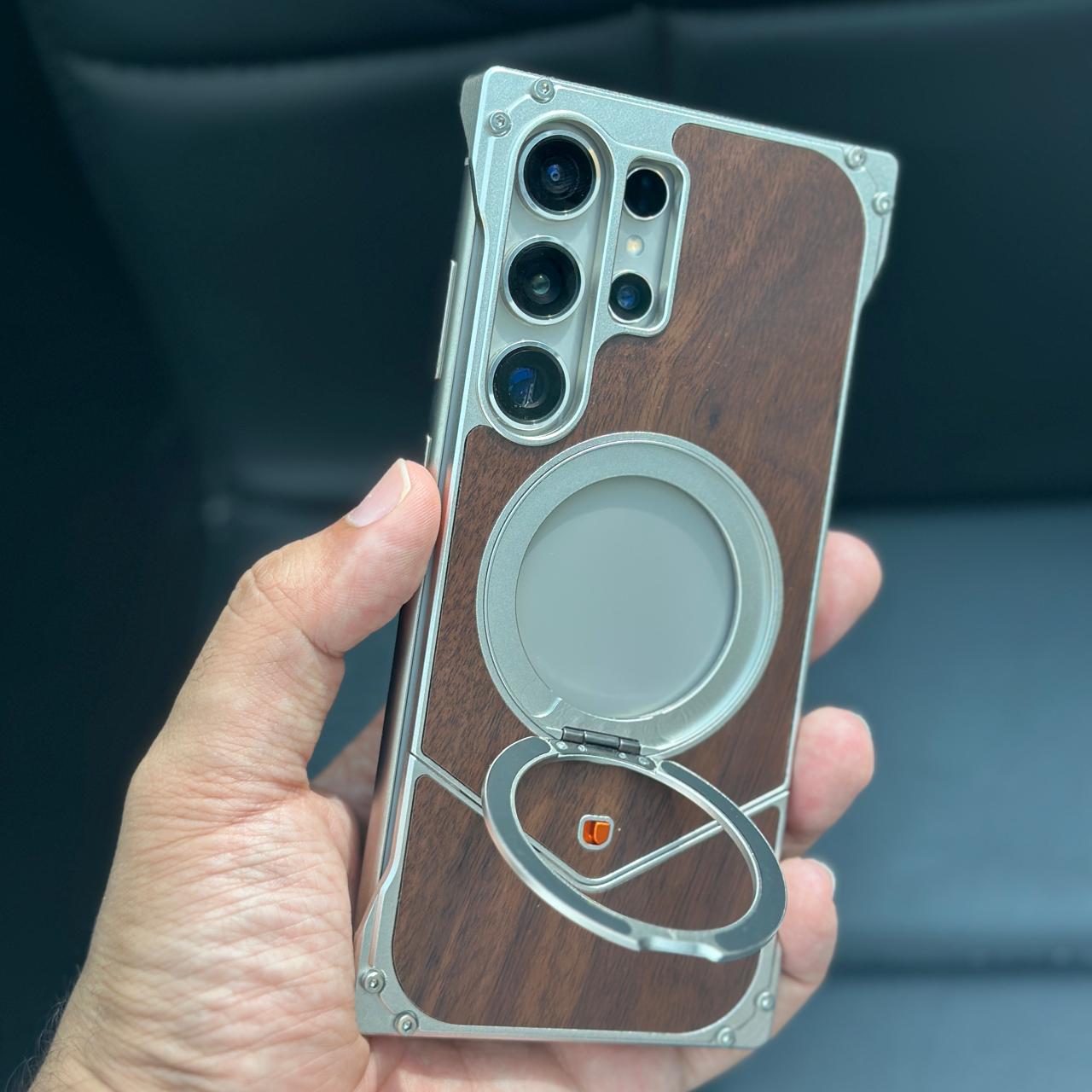 Aluminum With Wood Easy Fixing - Elite Phones