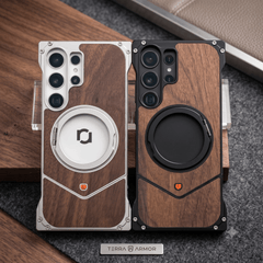 Aluminum With Wood Easy Fixing - Elite Phones