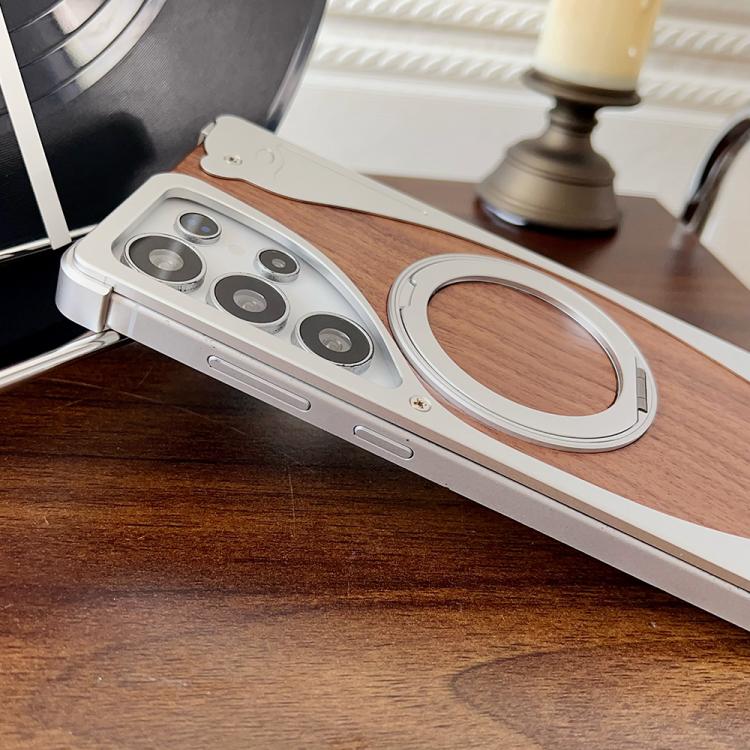 Aluminum With Wood Magsafe Side Opening - Elite Phones