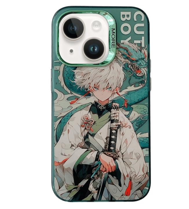 Anime Cute Boy With Dragon Case - Elite Phones