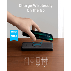Anker 10W MaxWireless Power Bank - PowerCore III Sense 10000 mAh Wireless - Black - Elite Phones