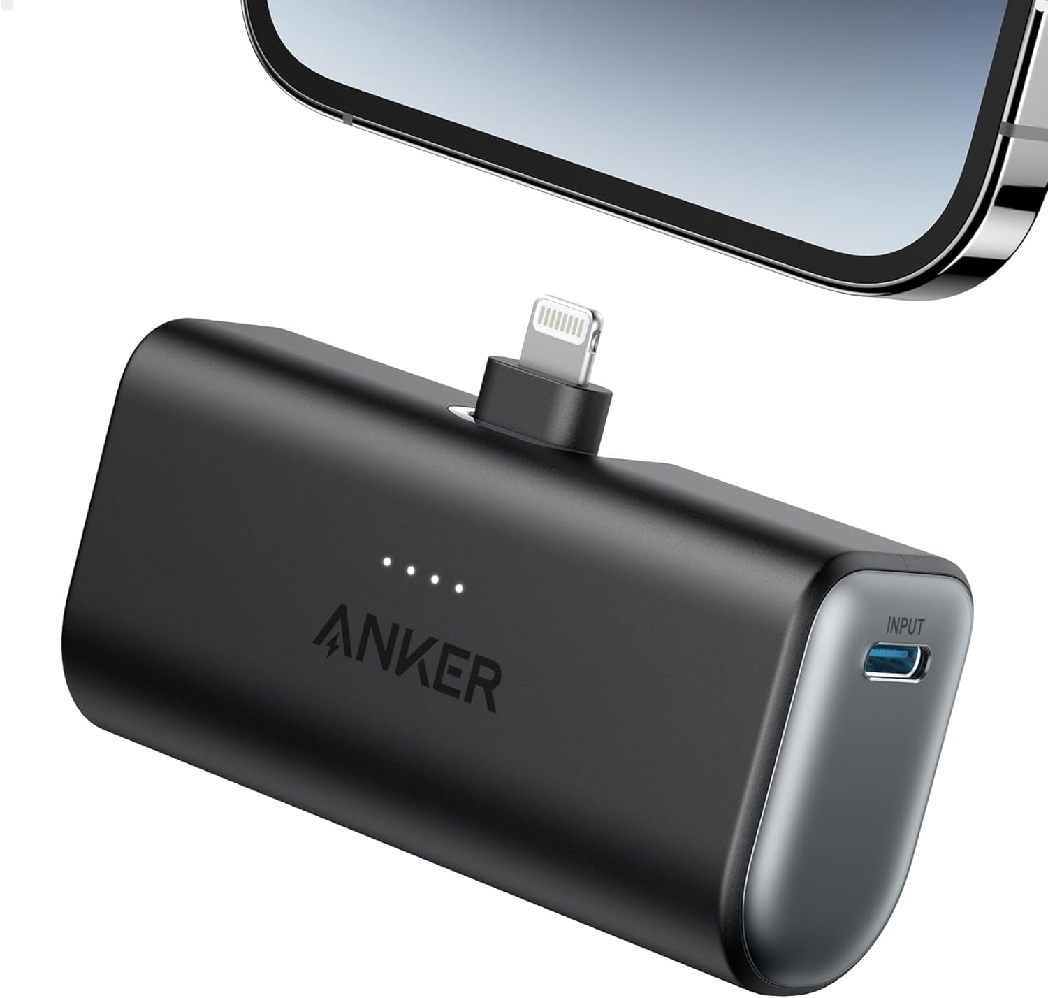 Anker Built in Power Bank Lighting Connection 5000MAH - Elite Phones