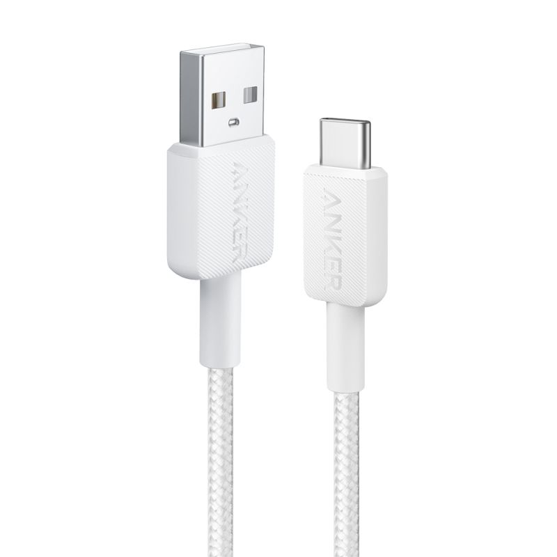 Anker Cable Usb To Tybe C 3ft - White - Elite Phones