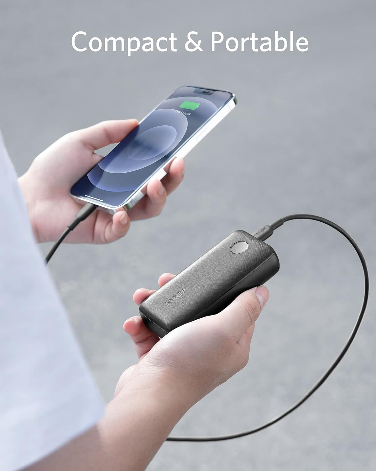 Anker Compact Light Fast Charging Power Bank - PowerCore Metro 10000 mAh - Black - Elite Phones