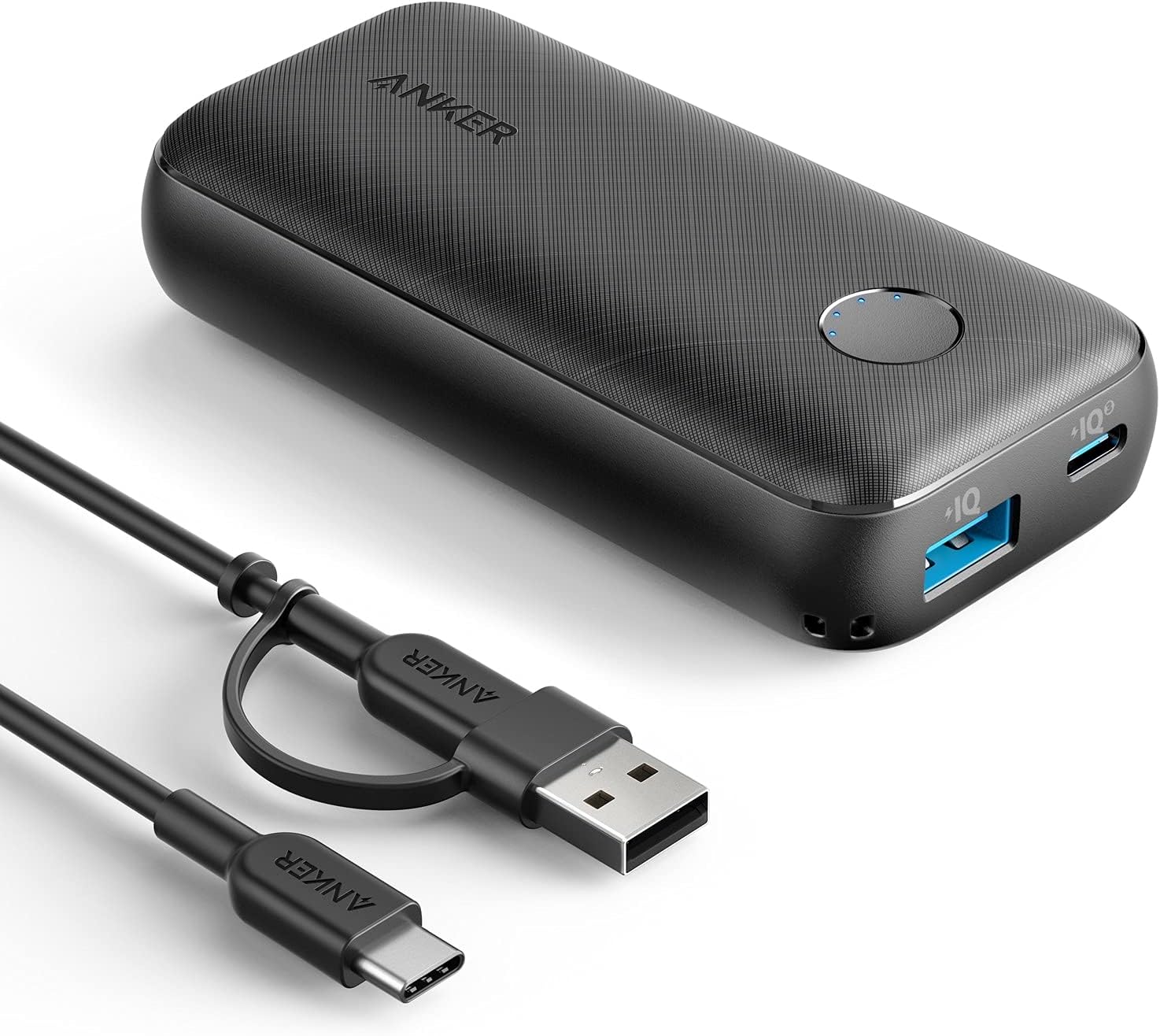 Anker Compact Light Fast Charging Power Bank - PowerCore Metro 10000 mAh - Black - Elite Phones