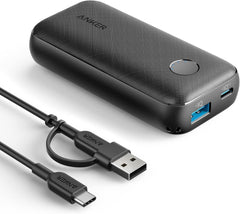 Anker Compact Light Fast Charging Power Bank - PowerCore Metro 10000 mAh - Black - Elite Phones