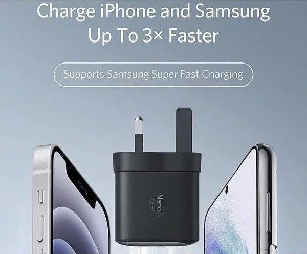 Anker Nano II 65W Charger - Black - Elite Phones