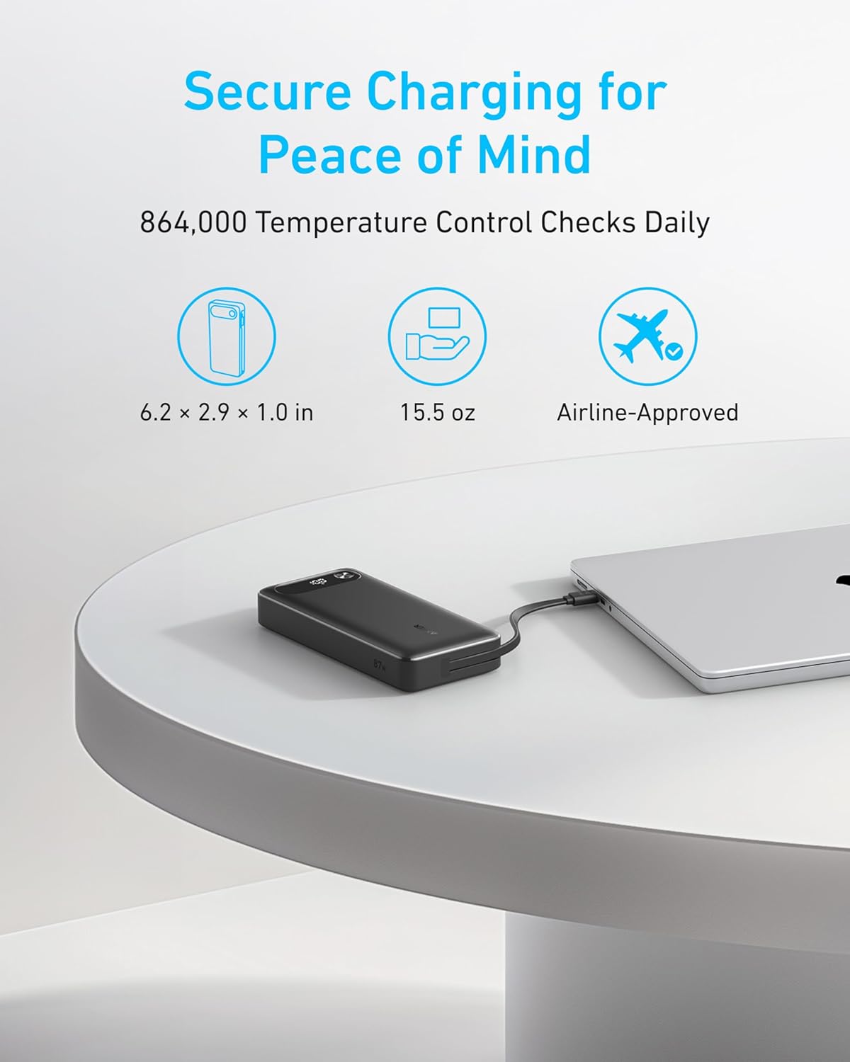 Anker Power Bank Usb Cable 20000 - 65W - Elite Phones