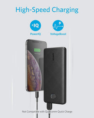 Anker Slim And Powerful Power Bank - PowerCore Slim 10000 mAh - Black - Elite Phones