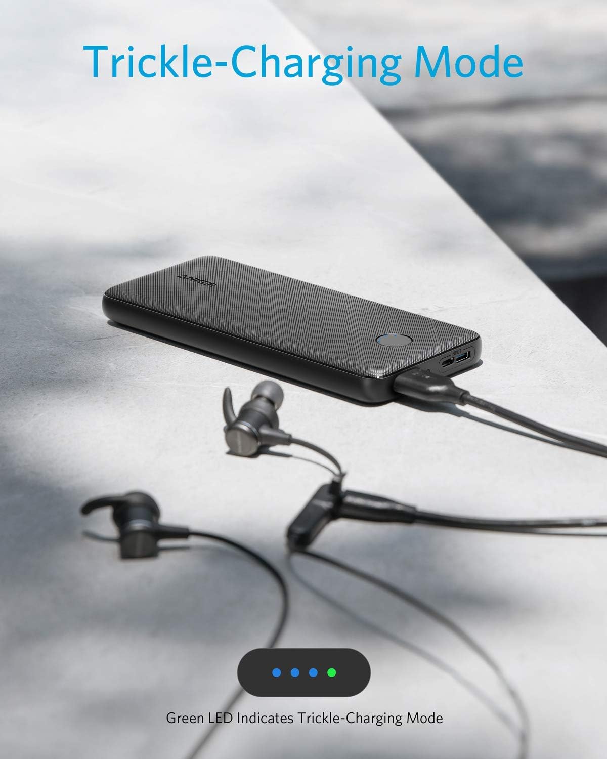 Anker Slim And Powerful Power Bank - PowerCore Slim 10000 mAh - Black - Elite Phones