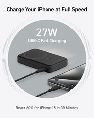 Anker Wireless Power Bank 2X Faster 10k magnatic with stand - Elite Phones