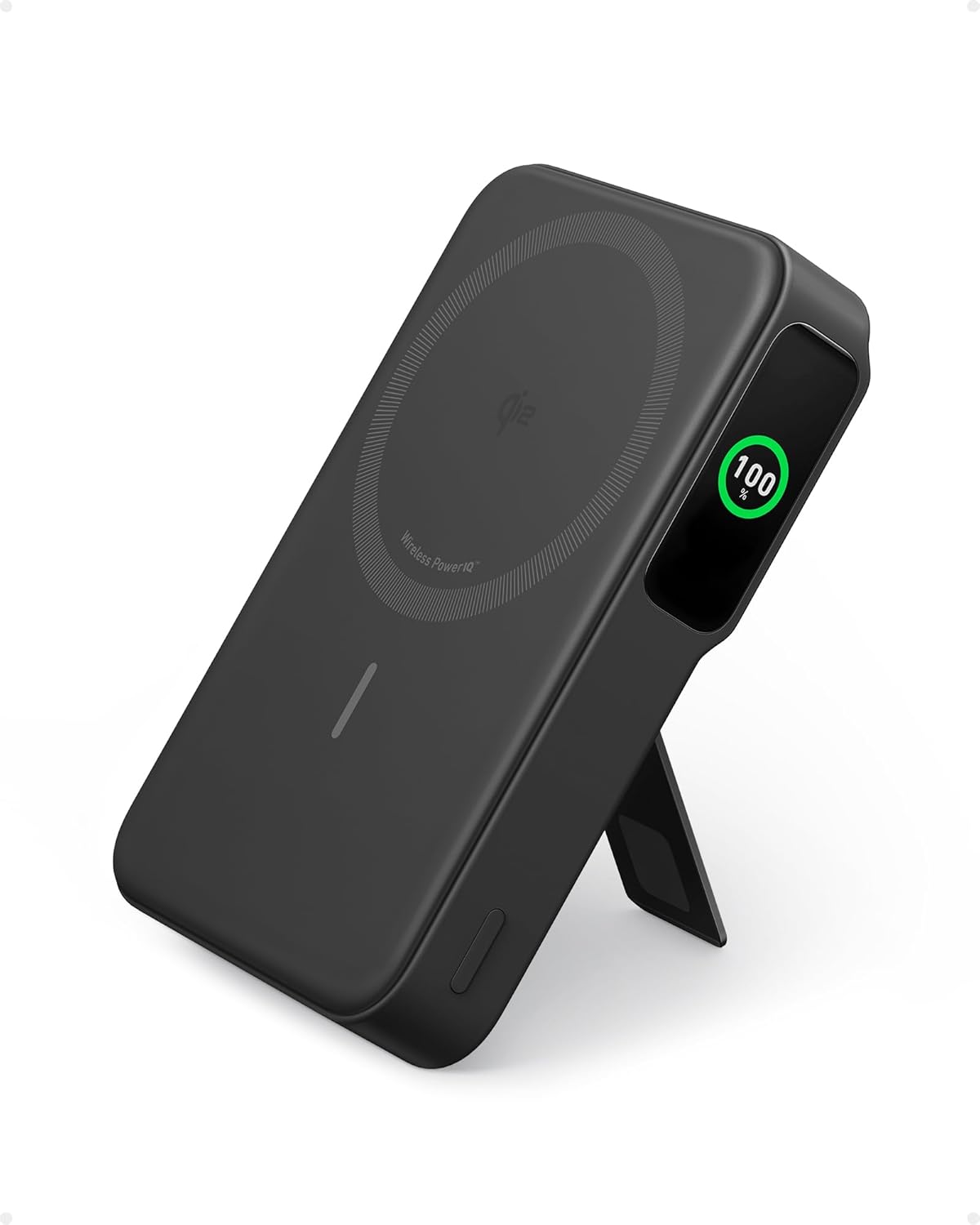 Anker Wireless Power Bank 2X Faster 10k magnatic with stand - Elite Phones