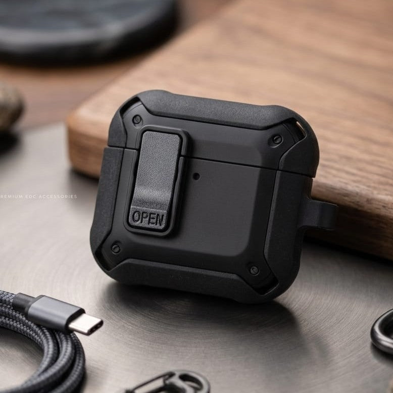 Armor Earbuds Case With Lock - Elite Phones