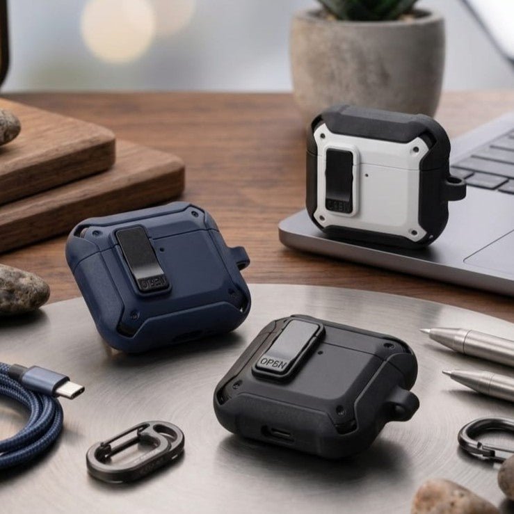 Armor Earbuds Case With Lock - Elite Phones