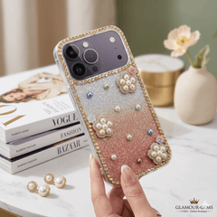 Aurora Pearl & Diamond Luxe Cover - Elite Phones