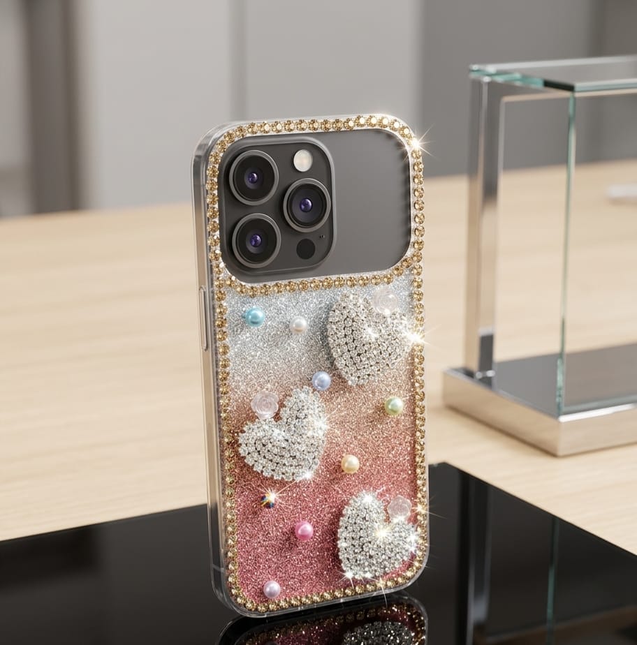 Aurora Pearl & Diamond Luxe Cover - Elite Phones