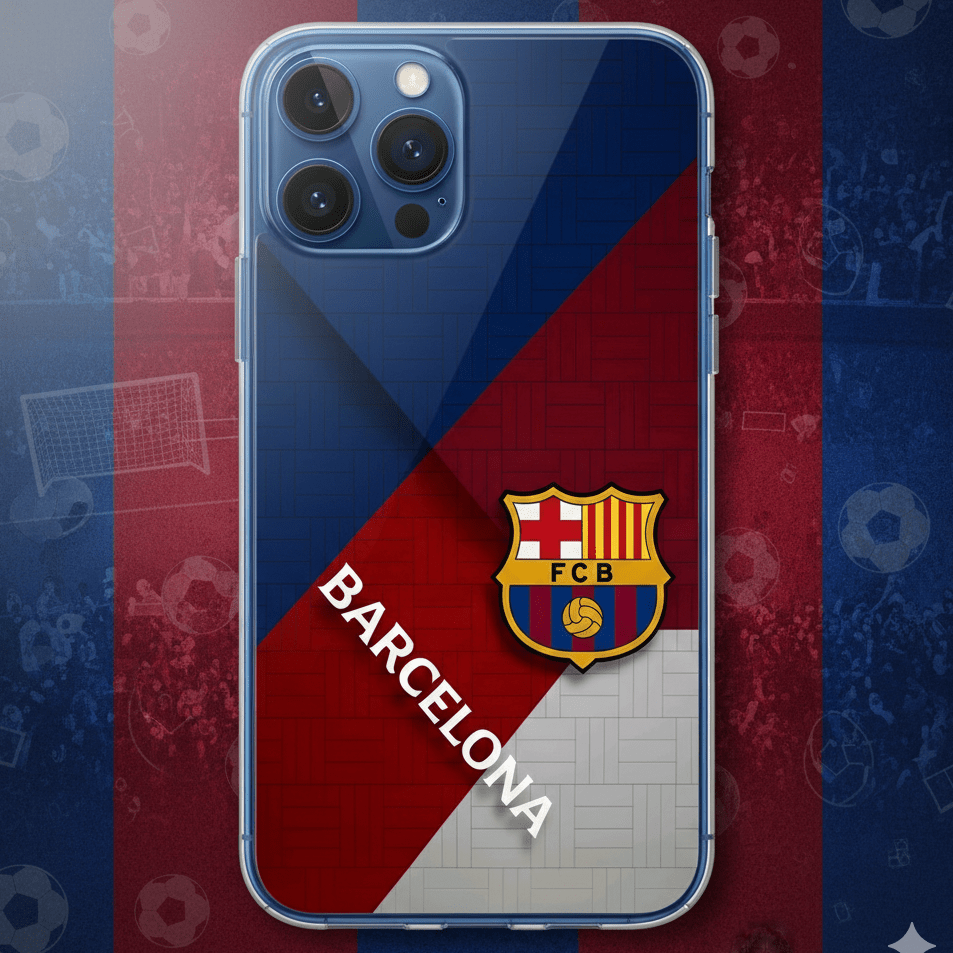 Barcelona Map Rubber Case - Elite Phones