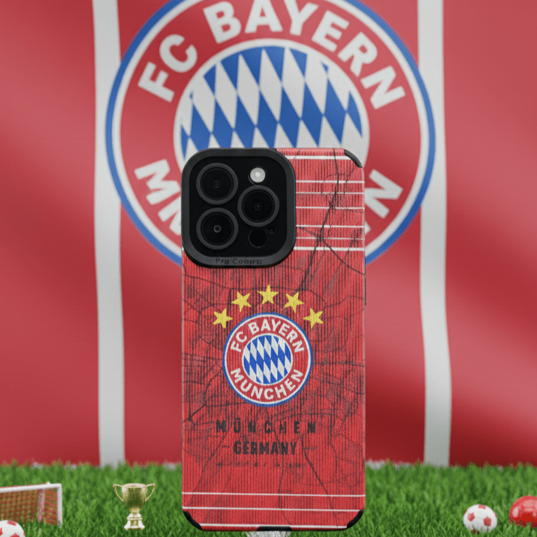 Bayern Munchen Map Rubber Case - Elite Phones
