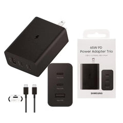 Samsung 65W PD Power Adapter Trio - Black