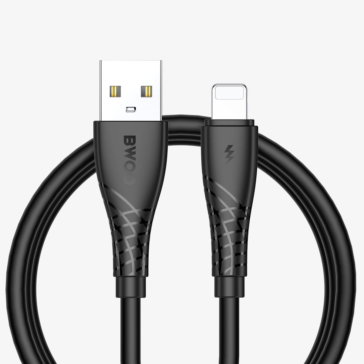 BWOO USB - A to Lightning Charging Data Cable 3A 1M - Elite Phones