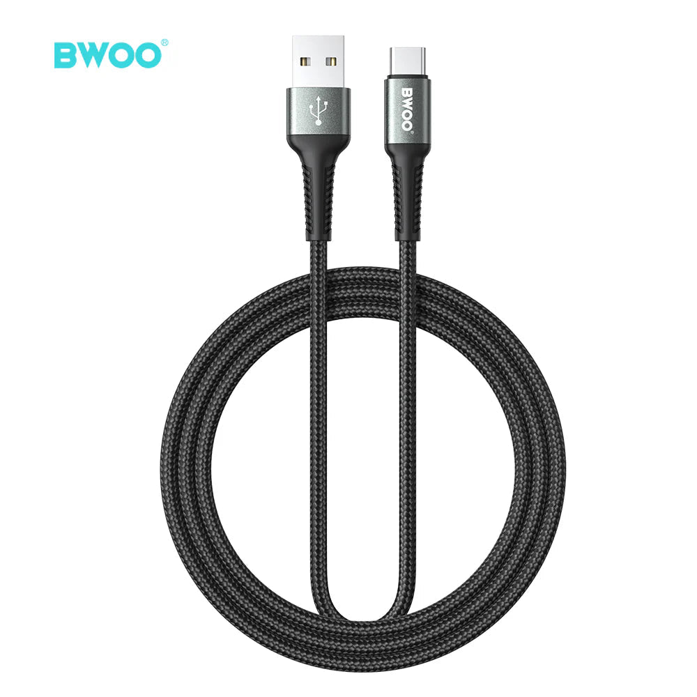 BWOO USB - A to USB - C Charging Data Cable 3A 1M - Elite Phones