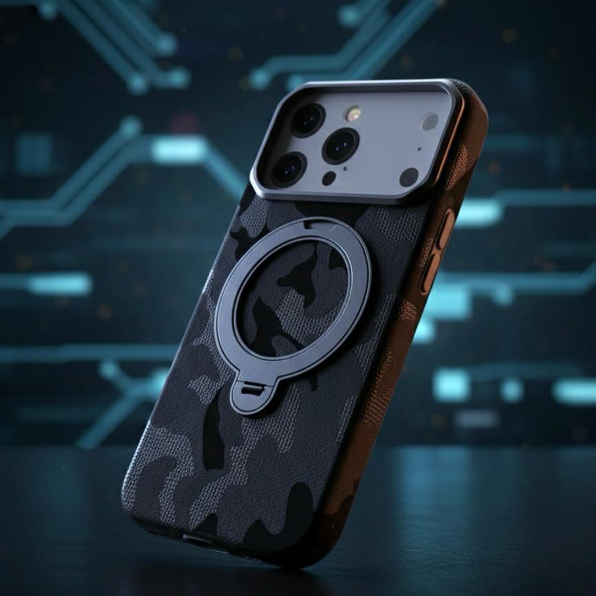 Camo Series Magnetic Ring Stand Case - Elite Phones