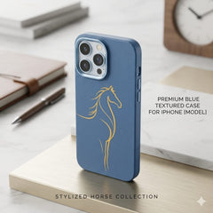 Carbon Fiber Magsafe Slim Case With Horse - Elite Phones