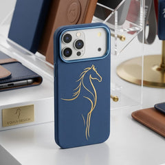 Carbon Fiber Magsafe Slim Case With Horse for Samsung - Elite Phones