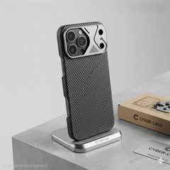 Carbon Fiber Super Slim Case magsafe with Aluminum Shield on Camera - Elite Phones