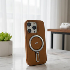 Classic Leather Magnetic Stand Case - Elite Phones
