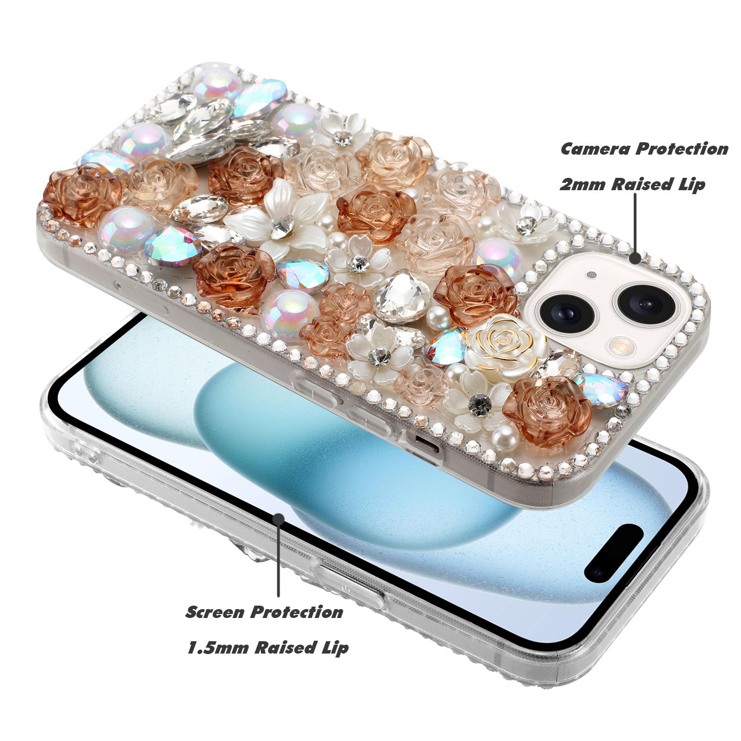 iPefet Flower With Studs