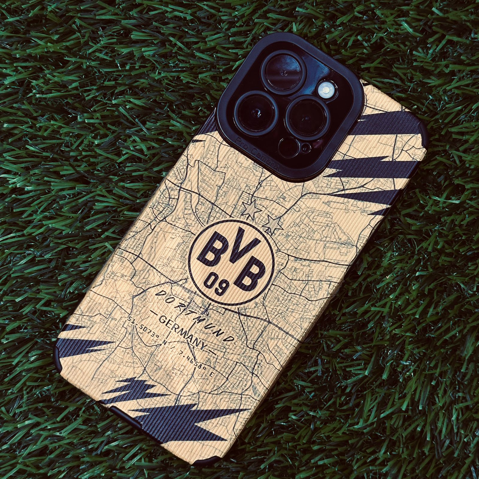 Dortmund Map Rubber Case - Elite Phones