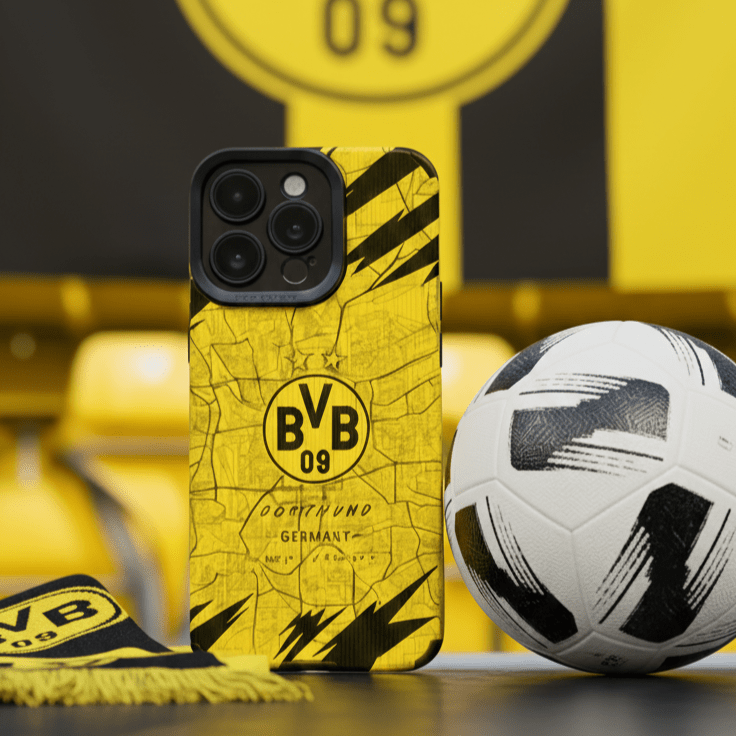Dortmund Map Rubber Case - Elite Phones