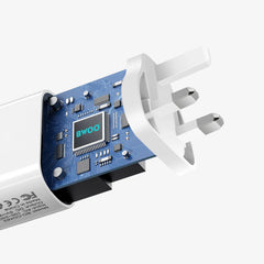 BWOO 2.4A Full charger 2 USB Port With USB to Lighting Cable