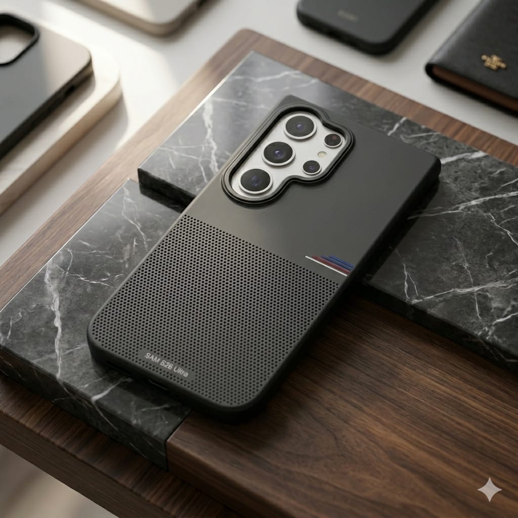 Emphasizes the sleek profile and athletic design. - Elite Phones