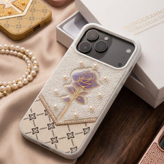 Fancy Ladies Design Flower With Pearl For I phone - Elite Phones