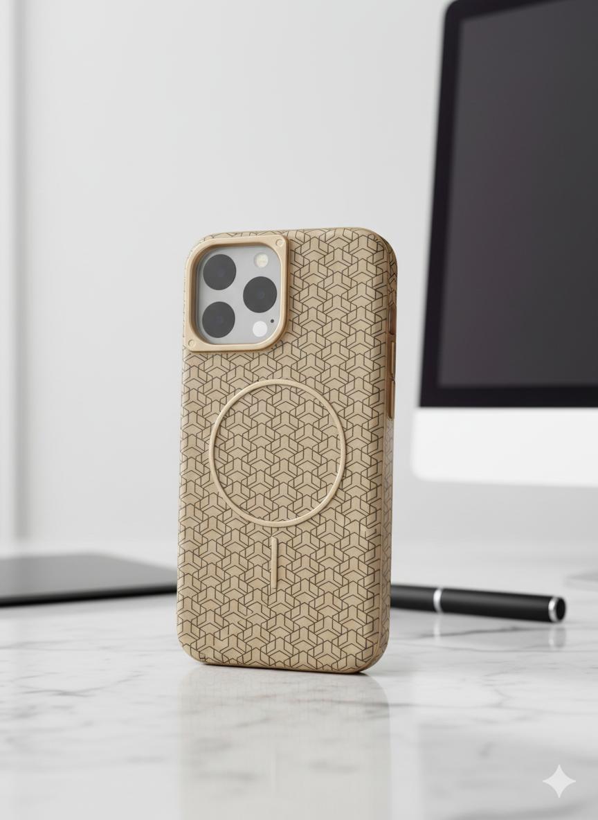 Geometric Gold Matrix Case - Elite Phones