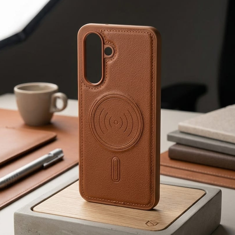 Handcrafted Leather MagSafe Compatible Phone Case - Elite Phones