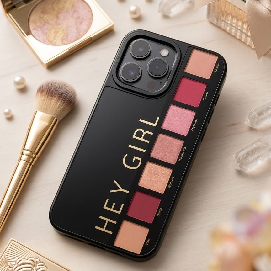 "Hey Girl" Luxury Eyeshadow Palette Concept Case - Elite Phones