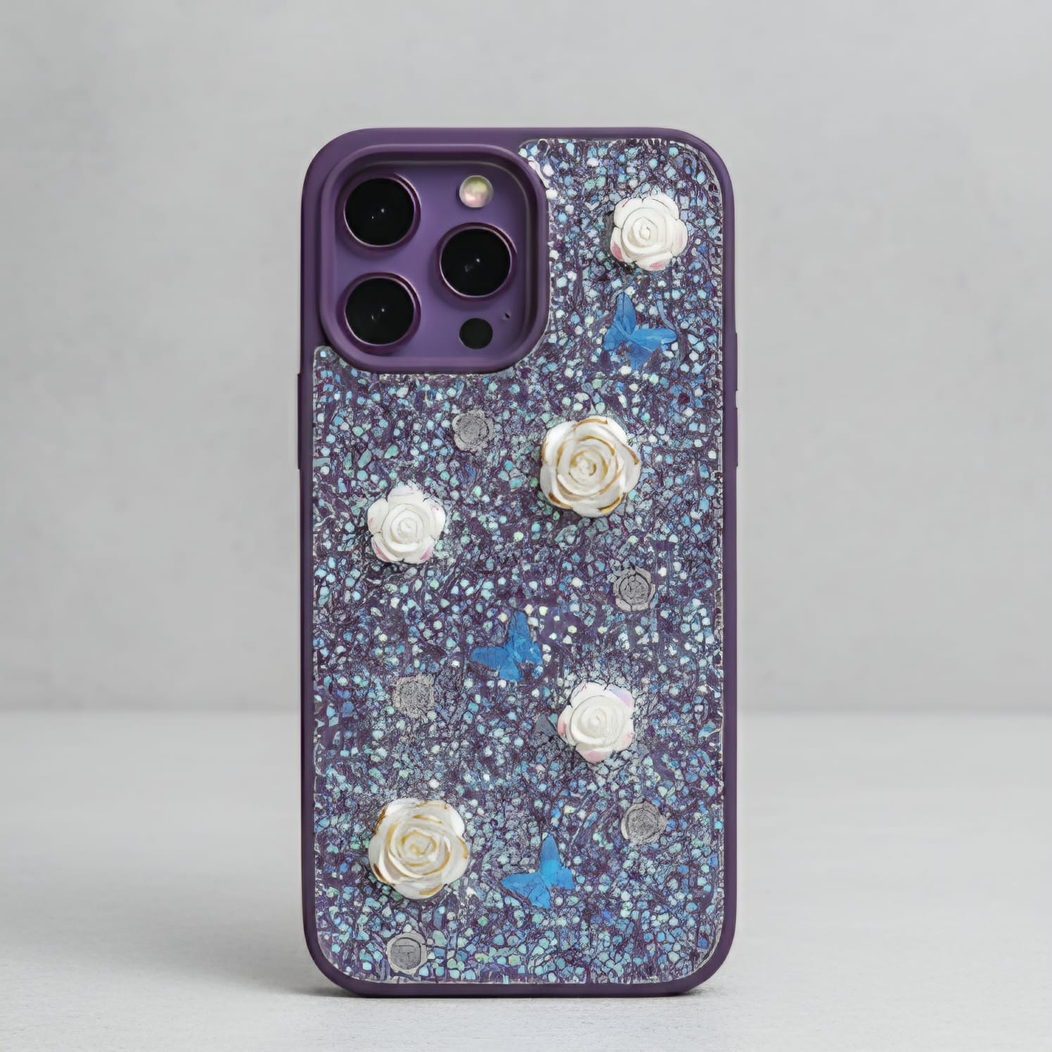 iPefet Flower With Gliter - Elite Phones
