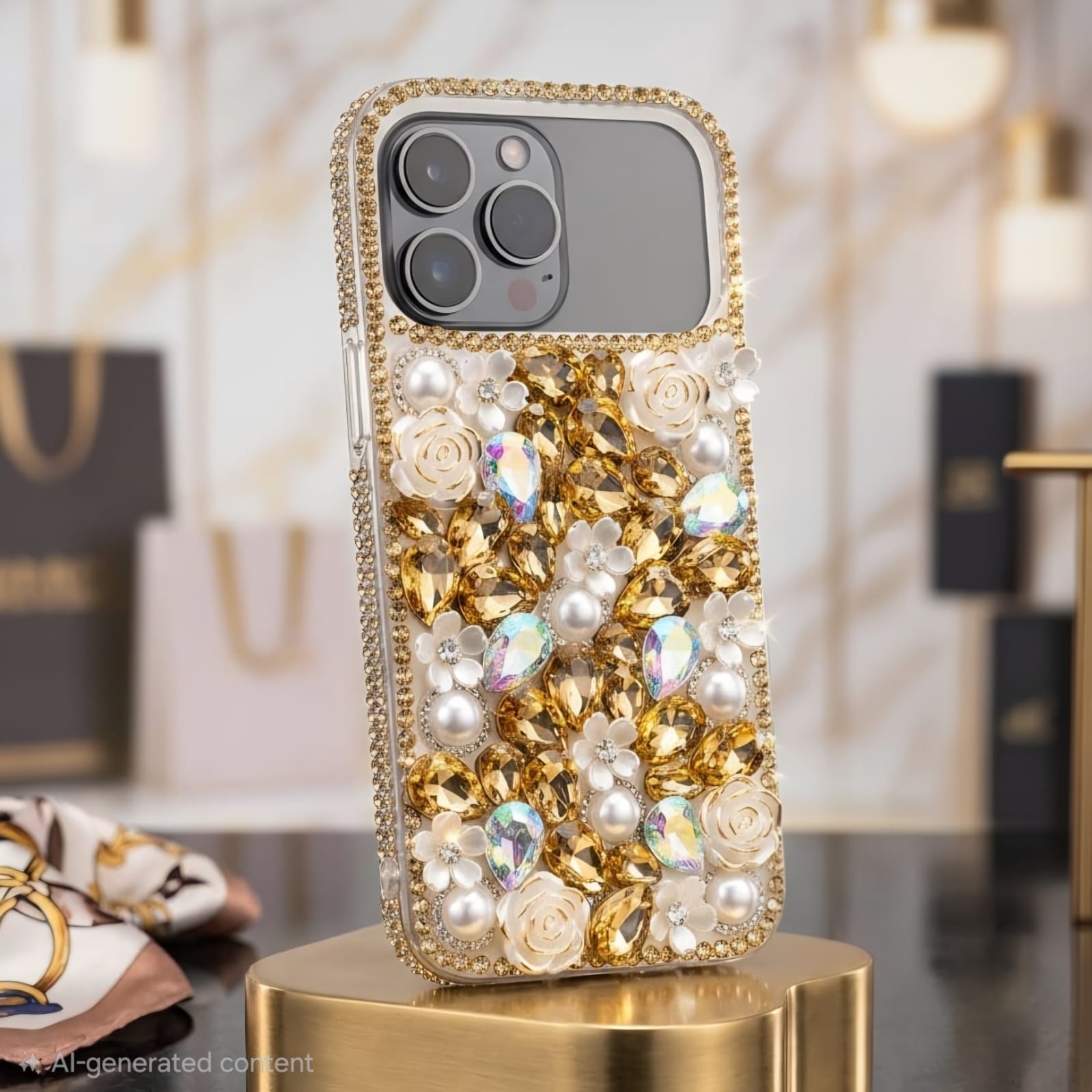 iPefet Flower With Studs - Elite Phones
