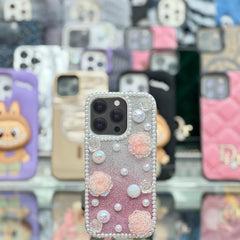 Ipefet Gliter With Flower&Pearl - Elite Phones