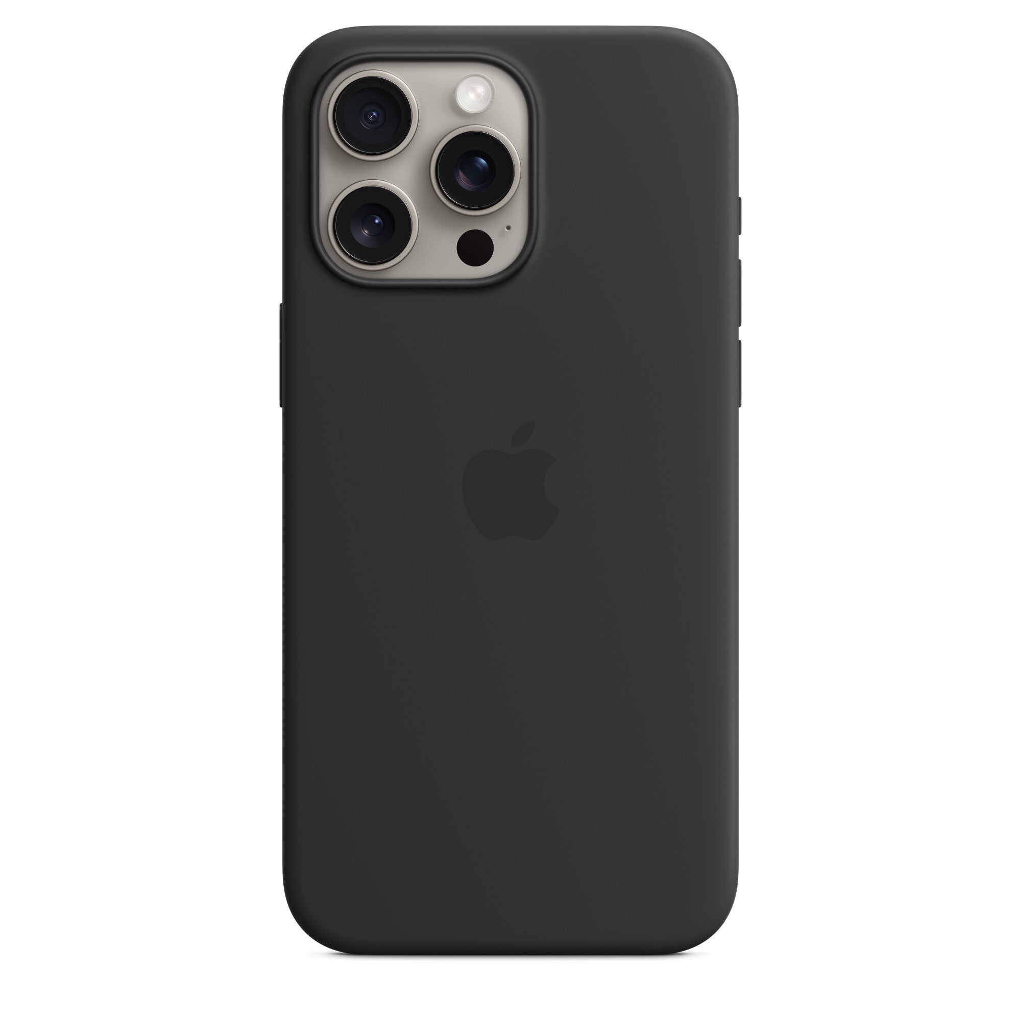 iPhone Silicon Basic Case With Apple Logo - Elite Phones
